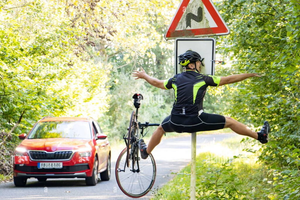 ciclismo disavventure caduta